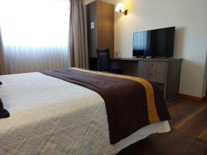 TV a/nebo společenská místnost v ubytování Conrado Hotel Osorno