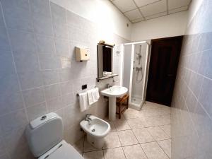 Koupelna v ubytování Hotel mariuccia