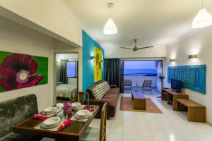 Χώρος καθιστικού στο Sri Sayang Seaview Holiday Home