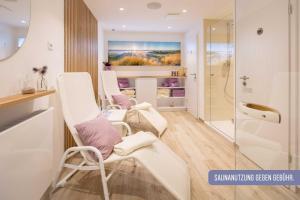 Posezení v ubytování Hotel Stranddistel