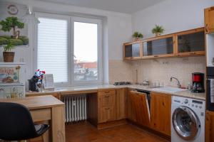 Kuchyňa alebo kuchynka v ubytovaní Practical flat Nivy centre