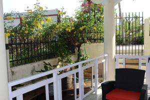 Balcon ou terrasse dans l'établissement Garden Suite