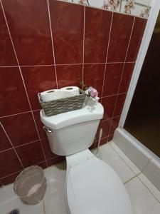 Koupelna v ubytování Casa Luna