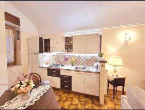Kuchyň nebo kuchyňský kout v ubytování House Piccola Tivoli