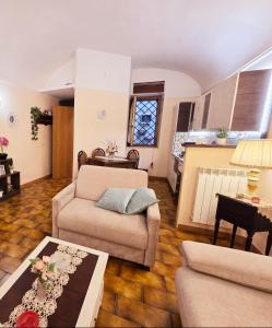 Posezení v ubytování House Piccola Tivoli