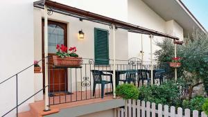 A balcony or terrace at Locanda Fuoriporta