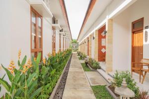 Κήπος έξω από το The Cabin Hotel Lovina Bali