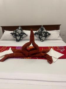 Postel nebo postele na pokoji v ubytování Enara Resort