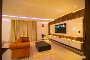 Istumisnurk majutusasutuses Db Continental Loft Apartment