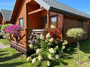 Vonkajšia záhrada v ubytovaní Laguna & SAUNA !!!