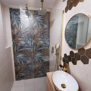 Villa Krysia 50 m do morza的一间浴室