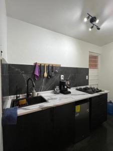 Η κουζίνα ή μικρή κουζίνα στο Casa en Reforma