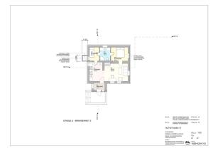 un plano de una casa en 2-bedroom, walking distance to the city center, en Drammen