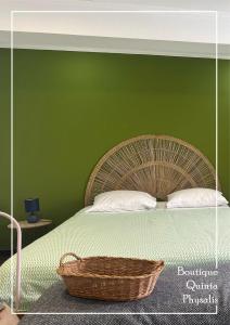 Ένα ή περισσότερα κρεβάτια σε δωμάτιο στο Boutique Quinta Physalis