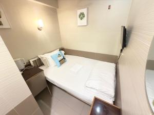 Postelja oz. postelje v sobi nastanitve Apple Hostel 蘋果賓館