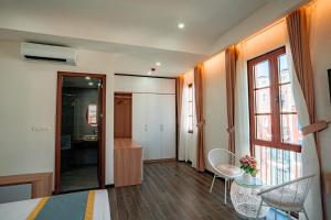 Posezení v ubytování Lyn Hotel 2