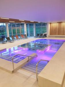 Bazén v ubytování Le Chalet du Parc nebo v jeho okolí