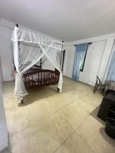 Cama o camas de una habitación en Berg House Unawatuna