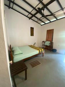 Cama o camas de una habitación en Berg House Unawatuna