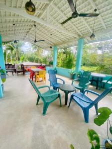 Zona de estar de Berg House Unawatuna