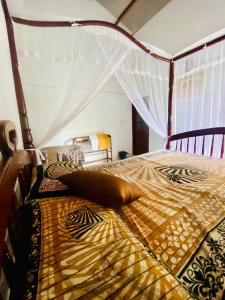 Cama o camas de una habitación en Berg House Unawatuna
