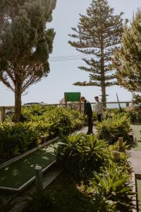 Seafront Hotel Kangaroo Island外面的花园