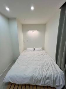 Postel nebo postele na pokoji v ubytování Hotel Modak Namdaemun