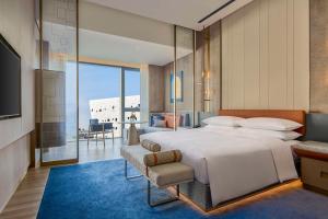 Katil atau katil-katil dalam bilik di Hilton Shanghai Zhangjiang Science City - Shuttle bus to Shanghai Disney Resort and Shanghai New International Expo Centre during exhibition period and 30 minutes drive to PVG