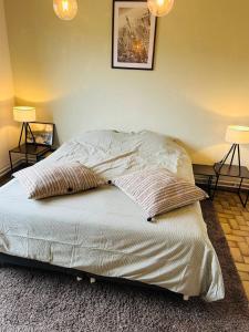 Een bed of bedden in een kamer bij Refugio Wolvenberg