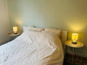 Een bed of bedden in een kamer bij Refugio Wolvenberg