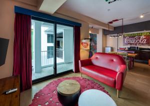 Kuchyň nebo kuchyňský kout v ubytování Viva Dash Hotel Seminyak
