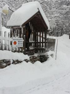 B&B Maso Zont Antico Maso v zime