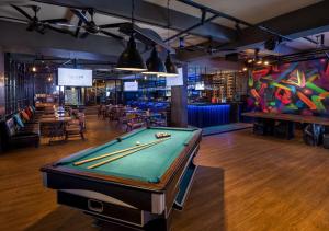 Biliár nebo kulečník v ubytování Viva Dash Hotel Seminyak