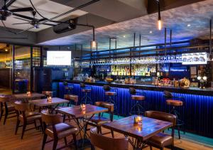 Lounge nebo bar v ubytování Viva Dash Hotel Seminyak