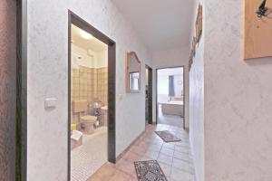 Koupelna v ubytování Hotel Hülsmann Garni