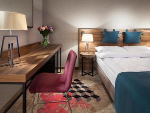 Postel nebo postele na pokoji v ubytování Hotel Sadova