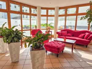 Posezení v ubytování Hotel Lengenfelder Hof