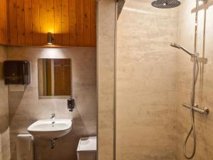 Koupelna v ubytování Hotel Lengenfelder Hof