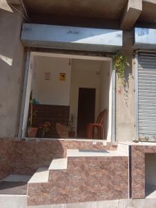 Balkón nebo terasa v ubytování Rukmini Guest House