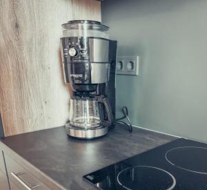 Kuchyň nebo kuchyňský kout v ubytování Zefix - Apartment im Bäderdreieck