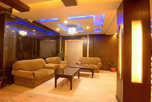 Istumisnurk majutusasutuses Kathmandu Grand Hotel