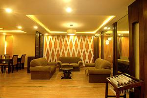 Istumisnurk majutusasutuses Kathmandu Grand Hotel