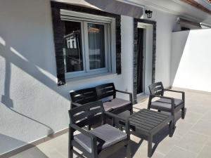 Balkón nebo terasa v ubytování Boutique Algarrobo