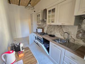 Cucina o angolo cottura di Testaccio Charme Apt