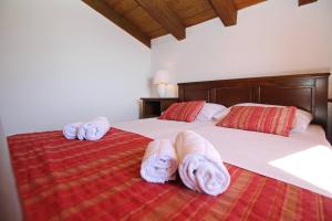 Posteľ alebo postele v izbe v ubytovaní Villa Katarinini Dvori