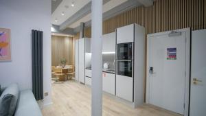 Kuchyň nebo kuchyňský kout v ubytování Chicago by The Heim Residences + 37 fotografií