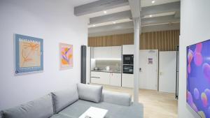 Kuchyň nebo kuchyňský kout v ubytování Chicago by The Heim Residences