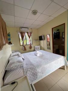 Postel nebo postele na pokoji v ubytování Hostel Kimmell / Hostal Familiar La Casita De Los Kimmell