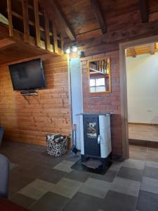 Kuchyň nebo kuchyňský kout v ubytování Apartment Kristic 2