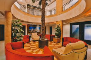 Posezení v ubytování New Hotel Europa Inn